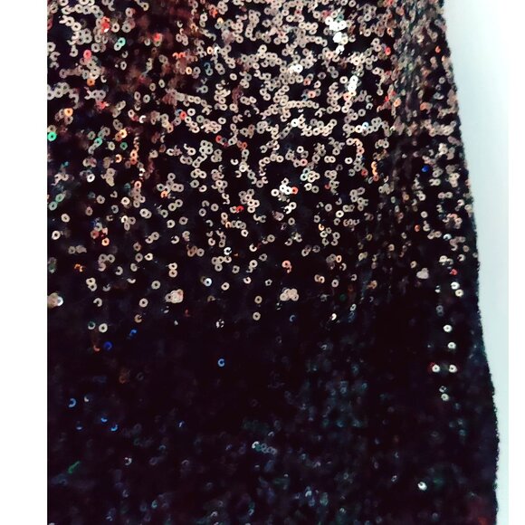 Ombre Sequin Mini Dress. Night OUT Dress - Picture 3 of 6